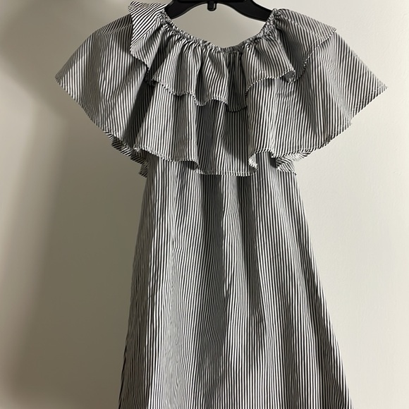 Dresses | Black And White Stripped Little Dress | Poshmark